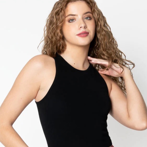 C'est Moi Bamboo Ribbed Tank Top OS - Picture 4 of 6